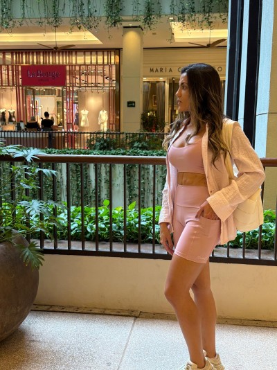 Top faixa Atletich Rosa Bebê