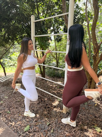 Calça leggin Power Fit  Basic Cor:Branco