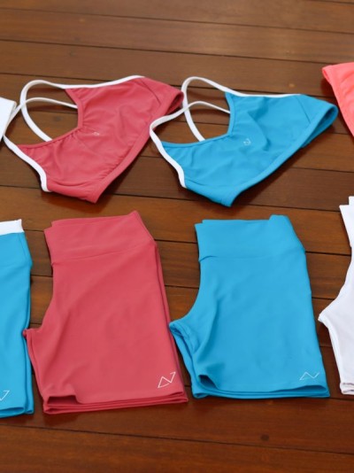 Bermuda Ciclista Acqua com Branco